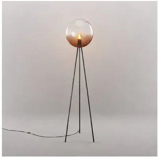 s.luce Stehlampe Dreibein Orb Tripod 160cm mit Glaskugel Kupfer Verlauf Ø 40 cm x 40 cm x 160 cm