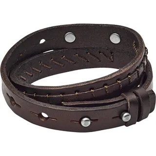 Fossil Vintage Casual Wickelarmband Braun JF87354040 Größe 48 cm