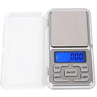 500 g 0,1 g Pocket Scale, Mini Electronic Digital Pocket Scale Portable Mini Pocket Scale Digital Electronic Food Scale with Backlight High Precision