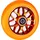 Spy7 Stunt-Scooter Rolle 110mm Abec11 Orange/Pu Orange Orange