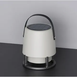 KOODUU Open Air L Black LED Lampe und Bluetooth Lautsprecher mit Solarpanel