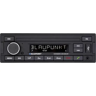Blaupunkt Nürnberg 200 DAB BT, 1-DIN Autoradio, DAB+, Bluetooth, Freisprecheinrichtung, USB, Aux-Eingang, 4x50Watt, 12V