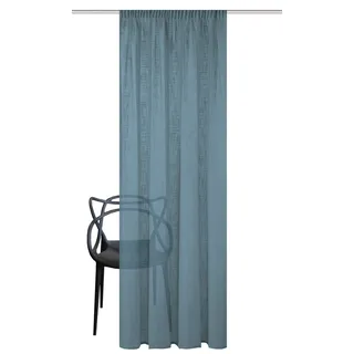 HOMEbasics Softy Kombiband 140 x 160 cm Rauchblau 1x
