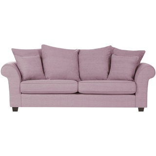 Sofa 3 Sitzer ¦ rosa/pink ¦ Maße (cm): B: 214 H: 71 T: 92