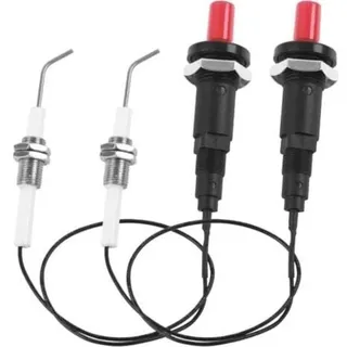 Set Mit 2 Piezozündern, Gasanzünder, Piezoelektrische Zündnadel, Piezozündung, Piezozündung, Piezozündung, Zündung Für Gasgrill, Drehspieß, Gasheizung.