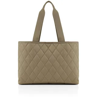 Reisenthel Shopper L Rhombus Olive Grau Damen