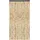 Ösen 140 x 220 Meliert beige/weiß