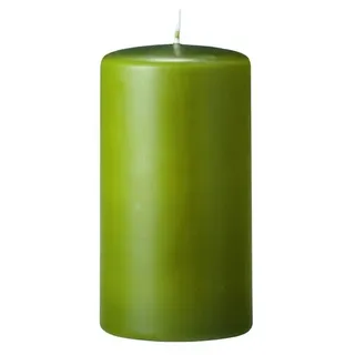 Kopschitz Kerzen Flachkopf-Stumpenkerzen Scottish Grün 150 x Ø 70 mm, 12 Stück
