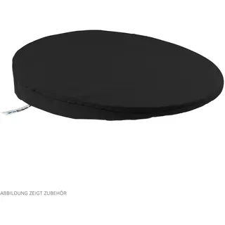 Bezug aus Baumwolle für Sitzkissen Orthopädisch Sitzkeil Keilkissen, 38 cm, Schwarz