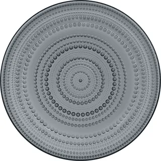 Iittala Kastehelmi Speiseteller 31 cm dunkelgrau