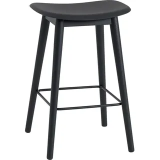 Muuto Fiber Barhocker 65 cm Schwarz