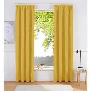 OTTO home SOLA Kräuselband 130 x 145 cm Gold 1 St