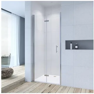 AQUABATOS Dusch-Falttür Duschtür faltbar für nischen Duschfalttür 70 75 80 90 100 120cm, 120x197 cm, 6 mm Einscheibensicherheitsglas 120 cm x 197 cm