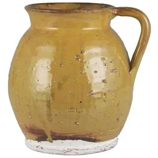 IB Laursen Vase mit Henkel rustikal Avignon in mustard | Gr.: onesize