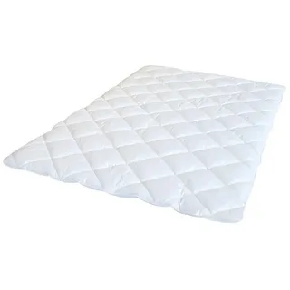 Softsan Sommerbettdecke Bio Hygienic, Füllung: silikonisierte Hohlfaser (100% Polyester), Bezug: Baumwolle (Bio), Allergiker Bettdecke weiß 240 cm x 220 cm