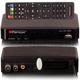 Opticum HD AX Lion 3 DVB-T2 H.265 HEVC Receiver FullHD USB HDMI DVBT2