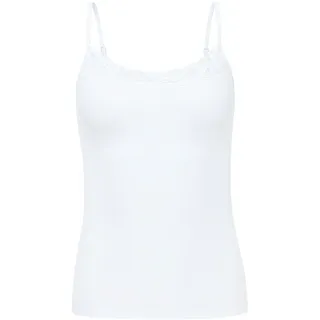 Unterhemd JOCKEY "Unterhemd Parisienne Camisole 1er Pack", Damen, Gr. XL, N-Gr, weiß, Obermaterial: 91% Polyamid PA. 9% Elasthan EL., Unterhemden Unterhemd
