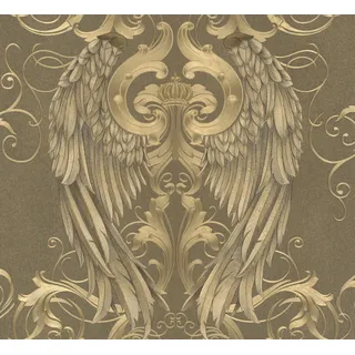 Glööckler Vliestapete Imperial 64 cm x 10 m 0 g Gold/Lila 52540