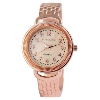 Excellanc Spangenuhr mit Metallarmband - Rosegold/Rosegold