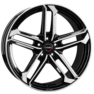 Borbet ATX 8,0 x 19 5 x 112 ET55 MB66,5 Schwarz Poliert