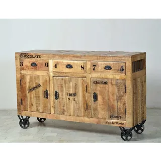 Sideboard auf Rollen Industry Style
