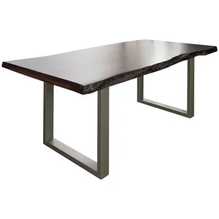 Massivmoebel24 Baumtisch 180 x 77 x 90 cm braun
