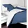 denimblau 200 x 220 cm + 2 x 80 x 80 cm