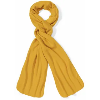 Walbusch Herren Fleece-Schal Gelb