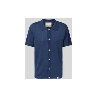 Regular Fit Freizeithemd mit Leinen-Anteil, Marine, $listsize[$i].replace('"','"')