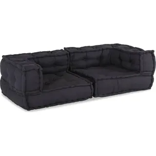 vidaXL Pouf Modular Stoff 140 x 36 x 70 cm Anthrazit