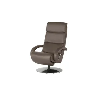 Hukla Ledersessel  Florian ¦ braun ¦ Maße (cm): B: 73 H: 115 T: 91.0
