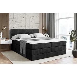 altdecor ARDENI KING 180 x 200 cm H3/H4 Schwarz