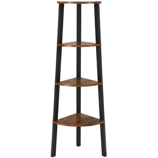 OEM Eckregal 34 x 125 x 34 cm Dunkelbraun