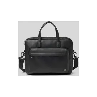 Laptoptasche mit abnehmbarem, verstellbarem Schulterriemen, BLACK, 1