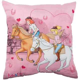 UNITED LABELS Bibi & Tina Kissen 40 x 40 cm Pink