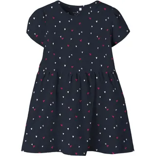 NAME IT Mädchen Nmffilla Ss Dress Box Pb, Dark Sapphire, 104 cm - 104