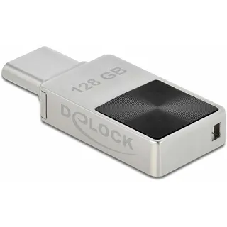 DeLock Mini USB 3.2 Gen 1 USB-C Speicherstick 128 GB - Metallgehäuse