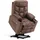 MCombo Relaxsessel 7286 Mikrofaser 72 x 71 x 70 Braun elektrisch mit Aufstehhilfe