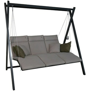 Hollywoodschaukel Relax Smart  (B x T x H: 220 x 150 x 210 cm, Sand, Liegefunktion)