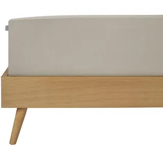 SCHIESSER Spannbettlaken Jersey-Elasthan 180 x 200 cm beige
