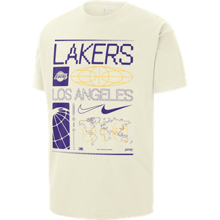 Los Angeles Lakers NBA-Max90-T-Shirt für Herren - Weiß, M