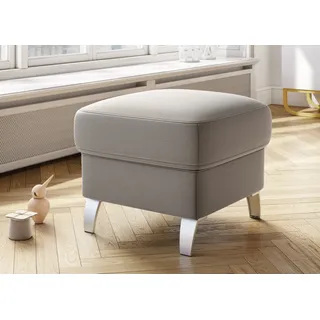sit&more Hocker Vincenzo 58 x 48 x 58 cm Grau