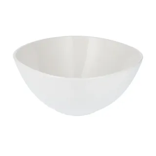 KHG Schale , weiß , Porzellan , Maße (cm): H: 8,5  Ø: 18.5