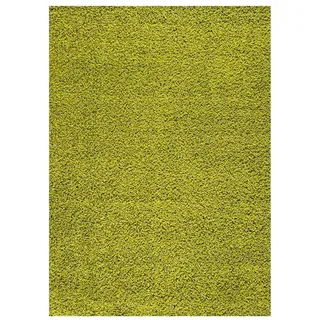 Vimoda Hochflor-Läufer Shaggy, Hochflor Teppich in 13 Uni Farben, Runde Teppiche, Rechteckig, Höhe: 25 mm, teppichläufer flur, Teppich Wohnzimmer, teppich schlafzimmer grün Rechteckig | Ø 0 cm x 70 cm x 250 cm x 25 mm