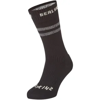 SealSkinz Runton   Wandersocken schwarz Größe 47  Trekking  Elastisch Wasserabweisend