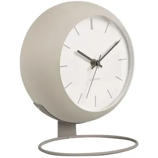 Karlsson Tischuhr Nirvana Globe - Grau, - Ø21cm