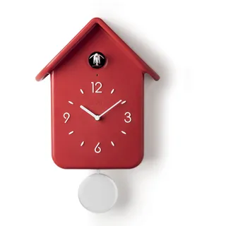 Guzzini - QQ, Kuckucksuhr mit Pendel - Rot, 24,8 x 12 x h39 cm - 16860208