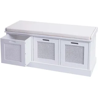MCW Sitzbank J49 Weiß 75 x 47 x 40 cm