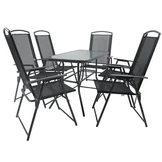 VCM Gartenmöbel Set 110 7-tlg. 918144