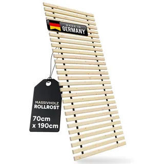 Rollrost Lattenrost Rolllattenrost 24mm 70 x 190 cm Flächenlast 300kg Bettrost, TUGA-Holztech, 70cm 80cm 90cm 100cm 120cm 140cm 160cm 180cm 200cm Lg190 200 210 220cm 70 cm x 190 cm x 2.40 cm